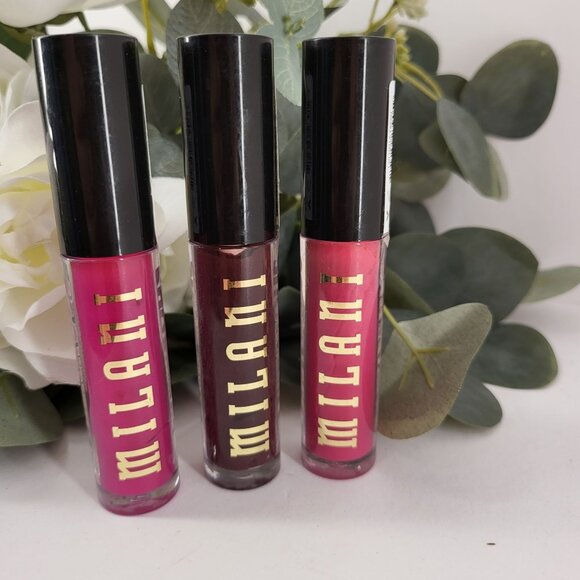 Milani Other - Milani Ludicrous Lip Gloss Trio Kiss From A Rose 160 Fishnet Tights 220 Hella 15